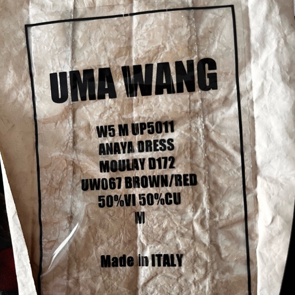 🍒UMA WANG Anaya Pomegranate dress NWT - Picture 9 of 10